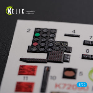 KELIK K72090 F-89 D/J Scorpion interior 3D decals for Revell kit 1/72 – zdjęcie 3
