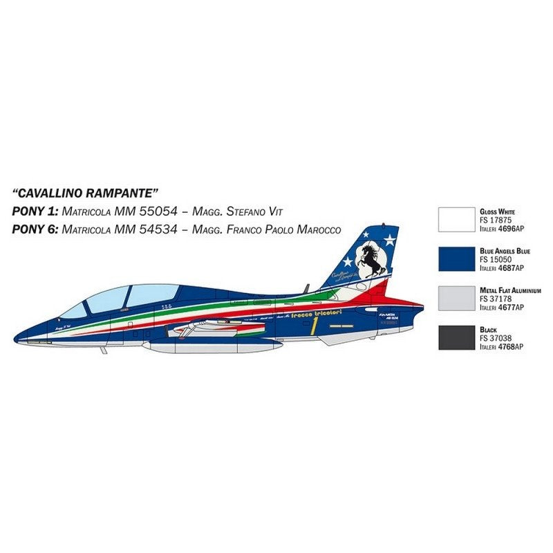 Italeri 1461 AERMACCHI MB-339 &amp;quot;60th P.A.N.Anniv.&amp;quot; 1/72 – immagine 4