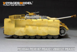 Voyager Model PEA321 WWII German StuG.IV Pivot-Mounting Swinging Type Hull Side Armour Skirts (For DRAGON) 1/35 – immagine 5