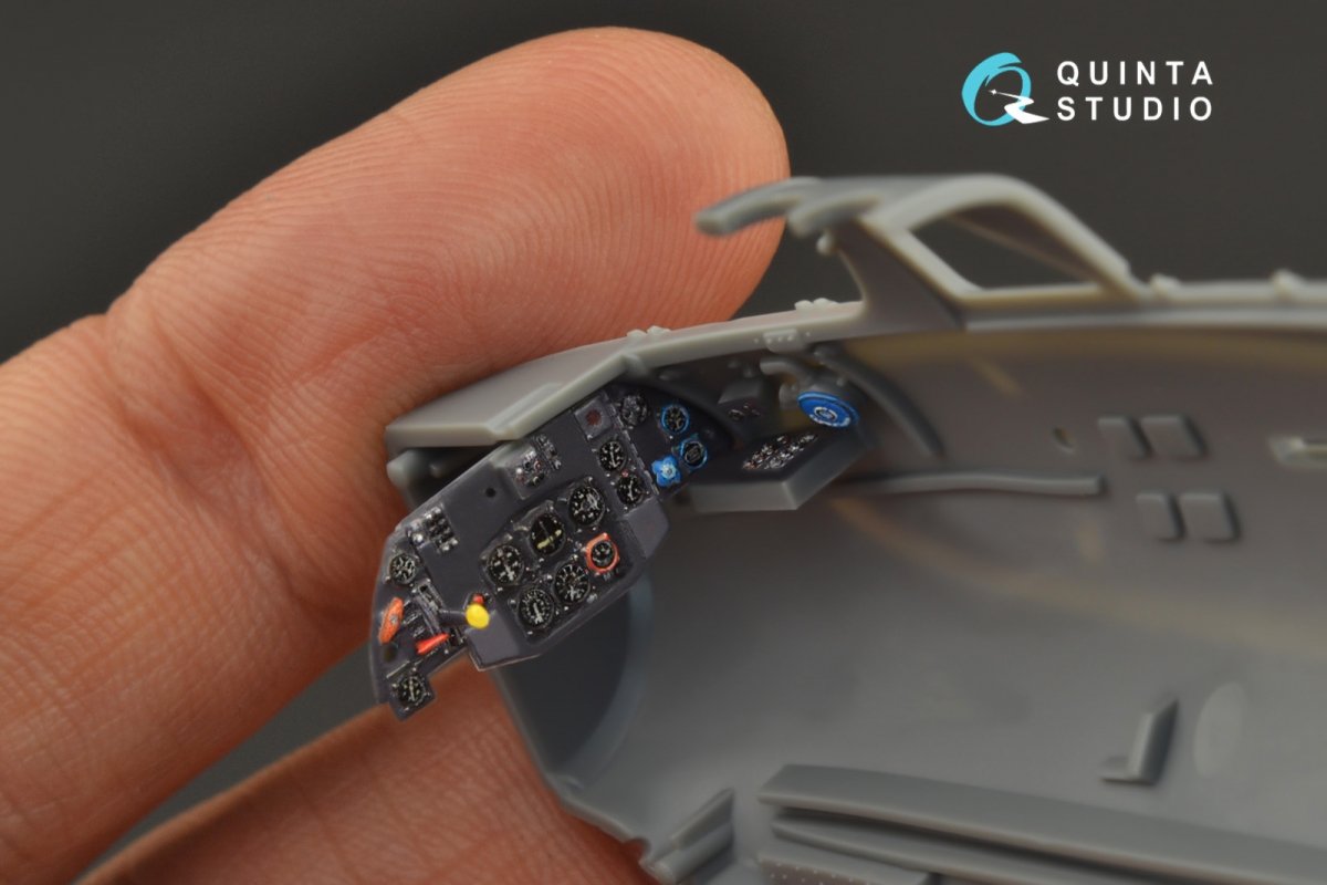 Quinta Studio QD48241 Me 163B 3D-Printed &amp;amp; coloured Interior on decal paper (GasPatch models) 1/48 – immagine 7