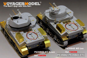 Voyager Model PE35842 WWII US M3A4 Lee Medium Tank basic For TAKOM 2085 1/35 – immagine 13