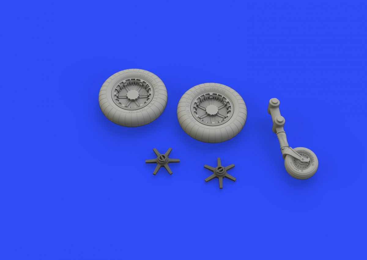 Eduard 648295 Bf 109G-2 wheels EDUARD 1/48 – zdjęcie 6