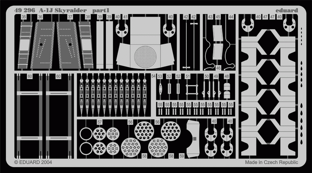 Eduard 49296 A-1J 1/48 Tamiya – immagine 2