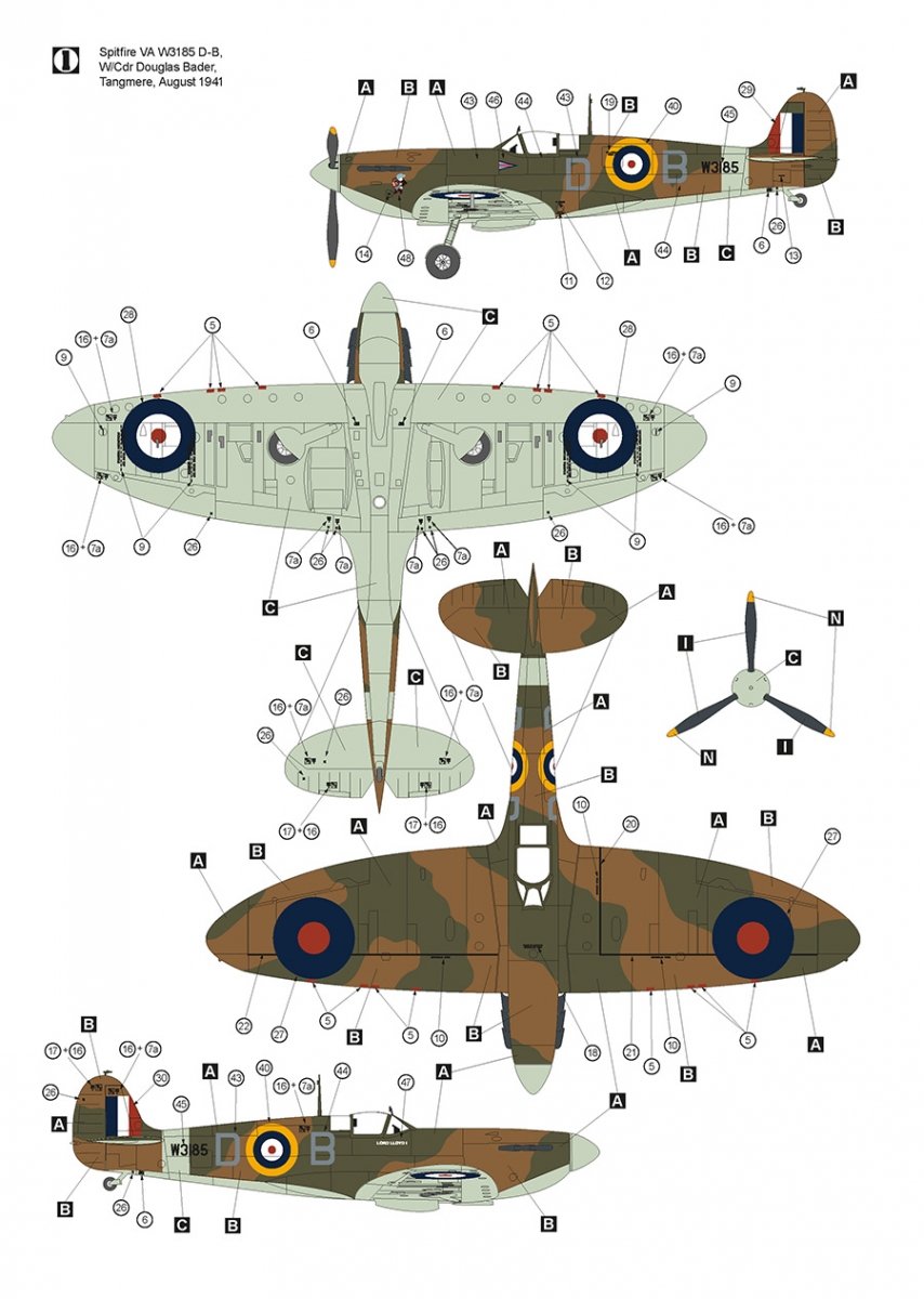 Hobby 2000 32003 Supermarine Spitfire VA 1/32 – imagen 6