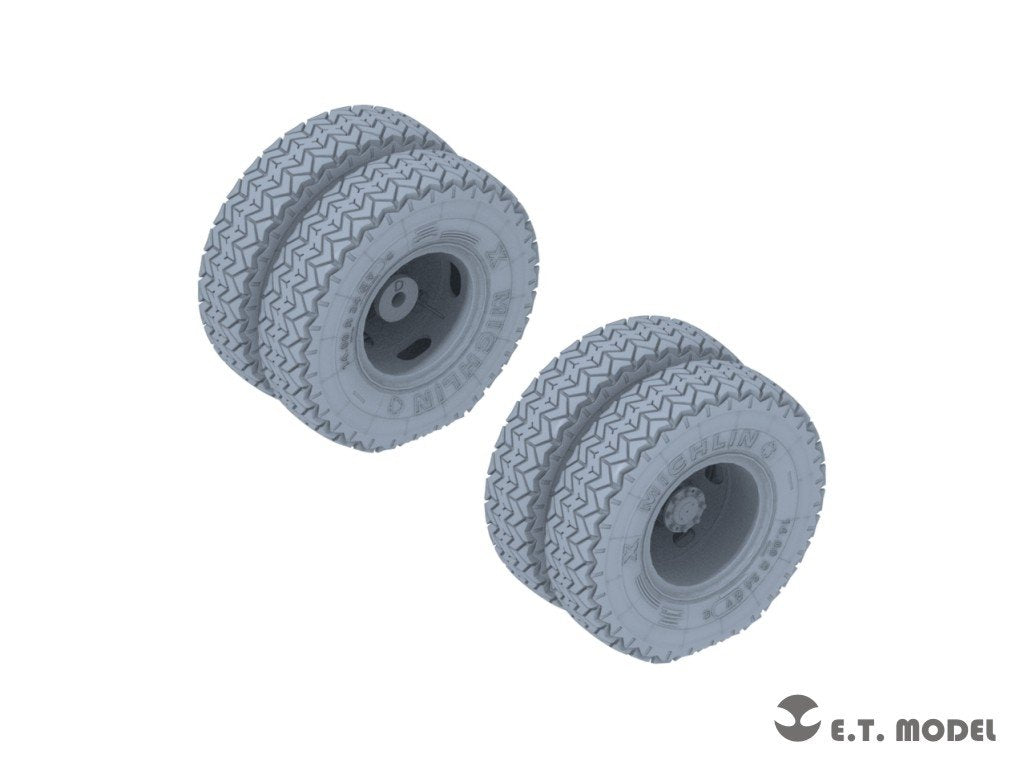 E.T. Model P35-118 US M911 C-HET(8x6) Sagged wheels For Meng Kit 1/35 – immagine 4