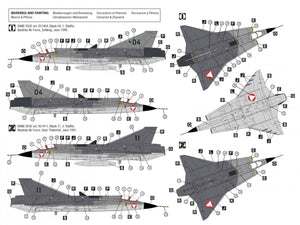 Hobby 2000 72056 Saab 35ÖE/35FS Draken ( HASEGAWA + CARTOGRAF + MASKI ) 1/72 – zdjęcie 2