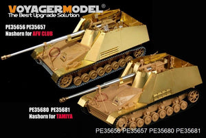 Maquette Voyager PE35680 Sd.Kfz. 164 Nashorn B allemand de la Seconde Guerre mondiale, canon inclus (pour TAMIYA 35335), échelle 1/35  – image 3