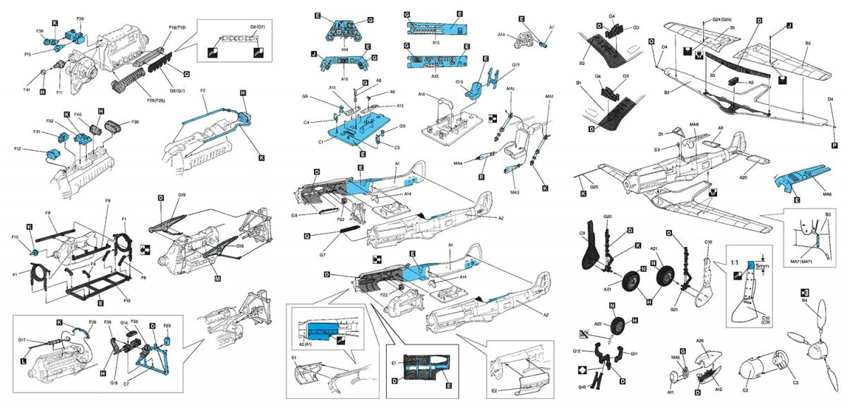 Hobby 2000 48017 Focke-Wulf Ta 152 H-0 ( DRAGON + CARTOGRAF ) 1/48 – immagine 2