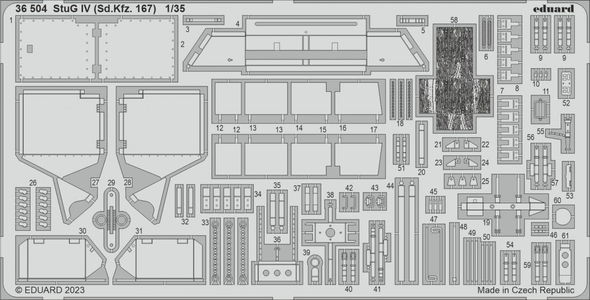 Eduard 36504 StuG IV (Sd. Kfz. 167) ZVEZDA 1/35