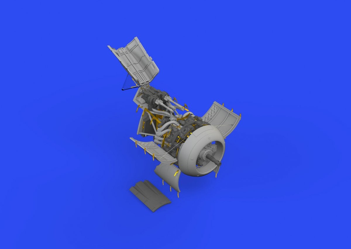Eduard 648650 Fw 190F-8 engine &amp; fuselage guns EDUARD 1/48