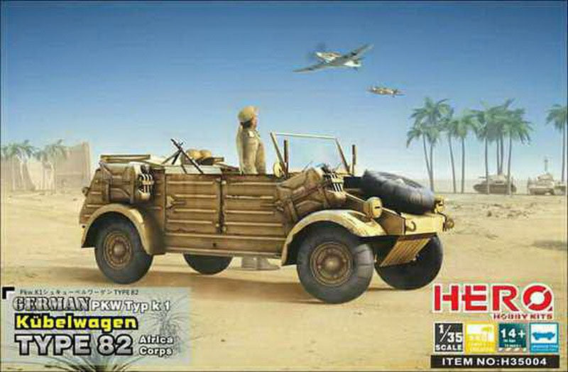 Voyager Model PR35085 WWII German Kubelwagen Type 82 Africa Troop Special Balloon Tires Patten 2 1/35