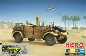 Maquette Voyager PR35085 Kübelwagen Type 82 allemand de la Seconde Guerre mondiale, pneus spéciaux pour ballons destinés aux troupes africaines, modèle 2, échelle 1/35 – image 2