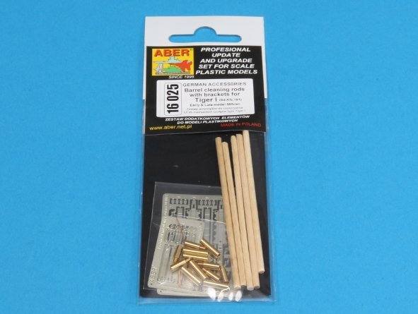 Aber 16025 Barrel cleaning rods with brackets for Tiger I – early/late 1/16 – immagine 3