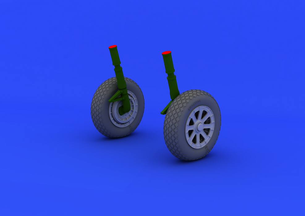 Eduard 632019 F4U-1 wheels 1/32 (Tamiya) – immagine 2