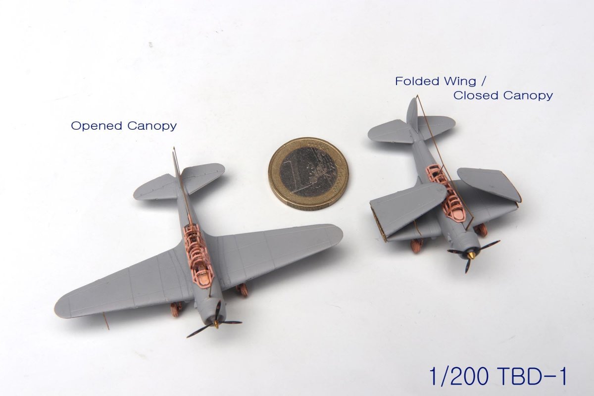 Ensemble d&amp;#39;avions de pont USS Enterprise de la Seconde Guerre mondiale MK1 Design MS-20018 pour CV-6 Enterprise à l&amp;#39;échelle 1/200 – image 12