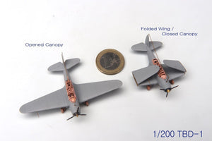 Ensemble d&amp;#39;avions de pont USS Enterprise de la Seconde Guerre mondiale MK1 Design MS-20018 pour CV-6 Enterprise à l&amp;#39;échelle 1/200 – image 12