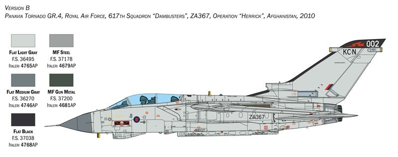 Italeri 2513 TORNADO GR. 4 1/32 – zdjęcie 11