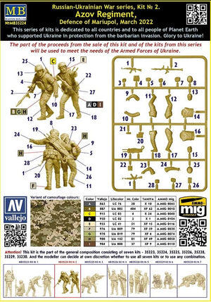 Master Box 35224 Azov Regiment, Defence of Mariupol, March 2022 1/35 – imagen 3