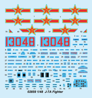 Trumpeter 02859 J-7A Fighter 02859 1/48 – imagen 3