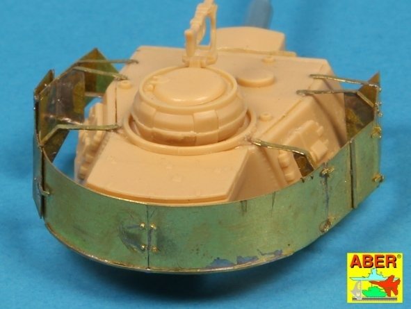 Aber 72A06 Osłony wieży do PzKpfw IV / Turret skirts for PzKpfw IV 1/72 – immagine 4