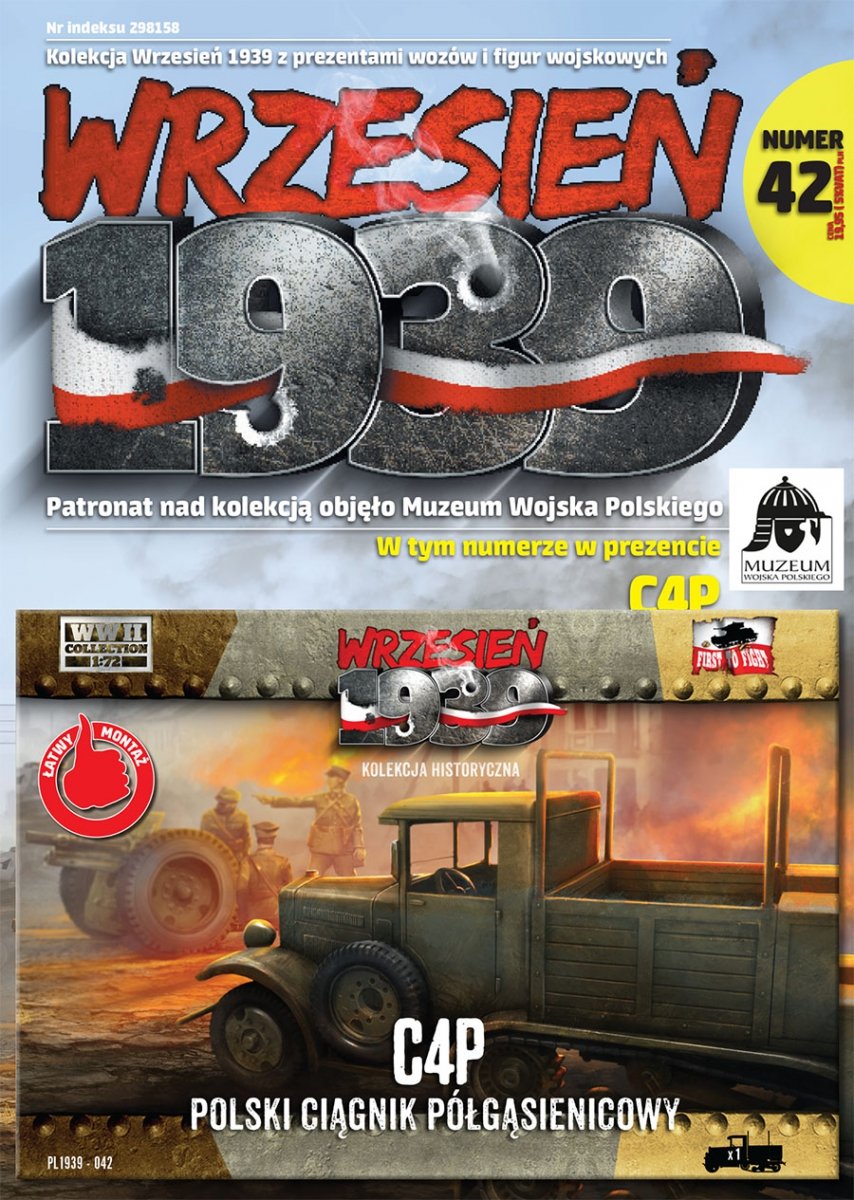 First to Fight PL042 Polish C4P Half-Track Tractor (1/72)