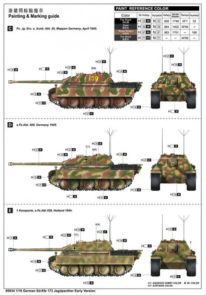 Trumpeter 00934 Allemand Sd.Kfz 173 Jagdpanther Première version 1/16 – image 42