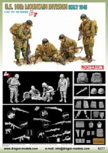 Dragon 6377 U.S. 10th Mountain Division Italy 1945 1/35 – immagine 2
