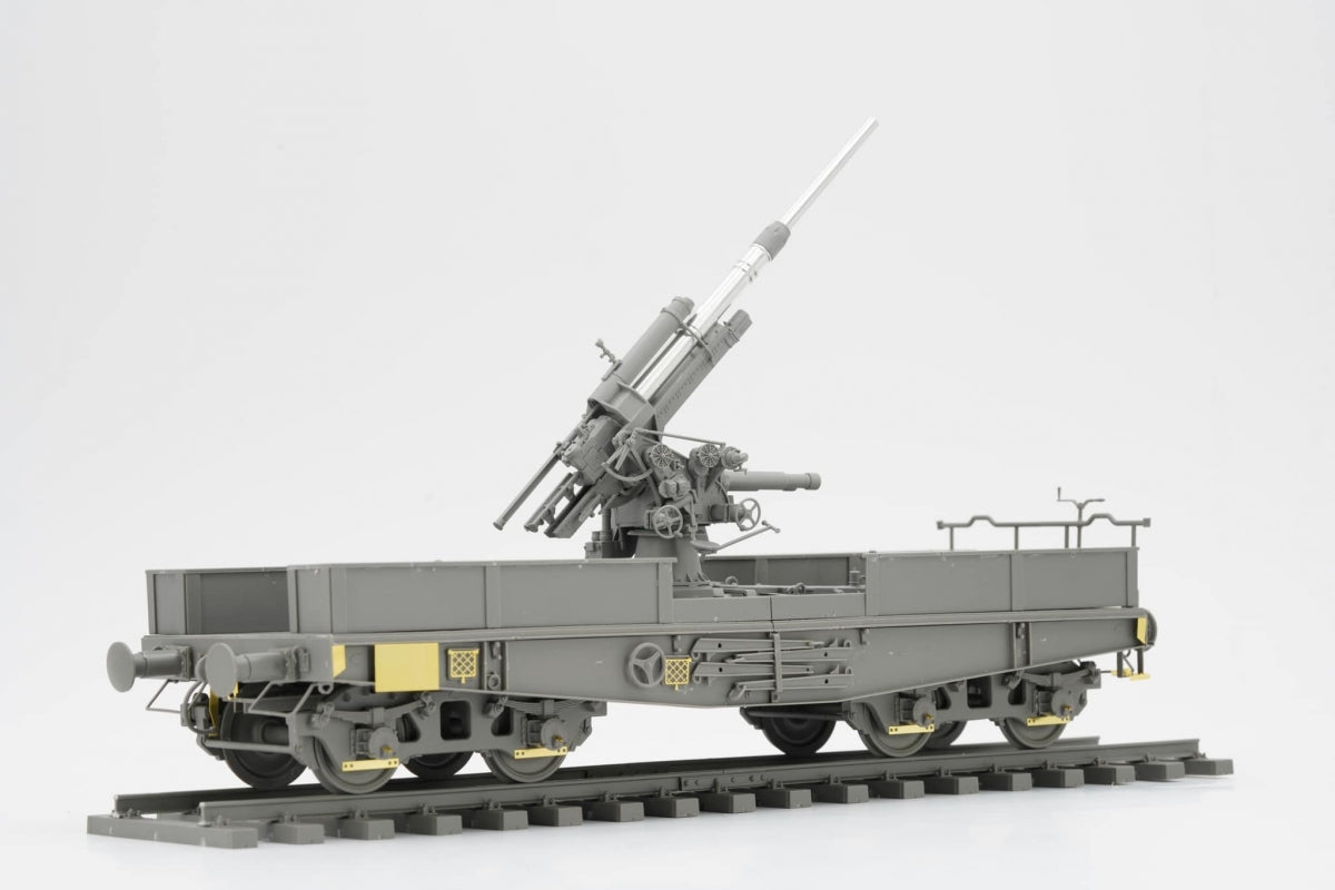 Border Model BT-044 German 88mm Gun Flak 36 w/SSys Wagon 1/35 – immagine 6