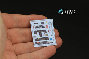 Quinta Studio QD48313 Fw 190A-3 3D-Printed &amp;amp; coloured Interior on decal paper (Hasegawa) 1/48 – immagine 3