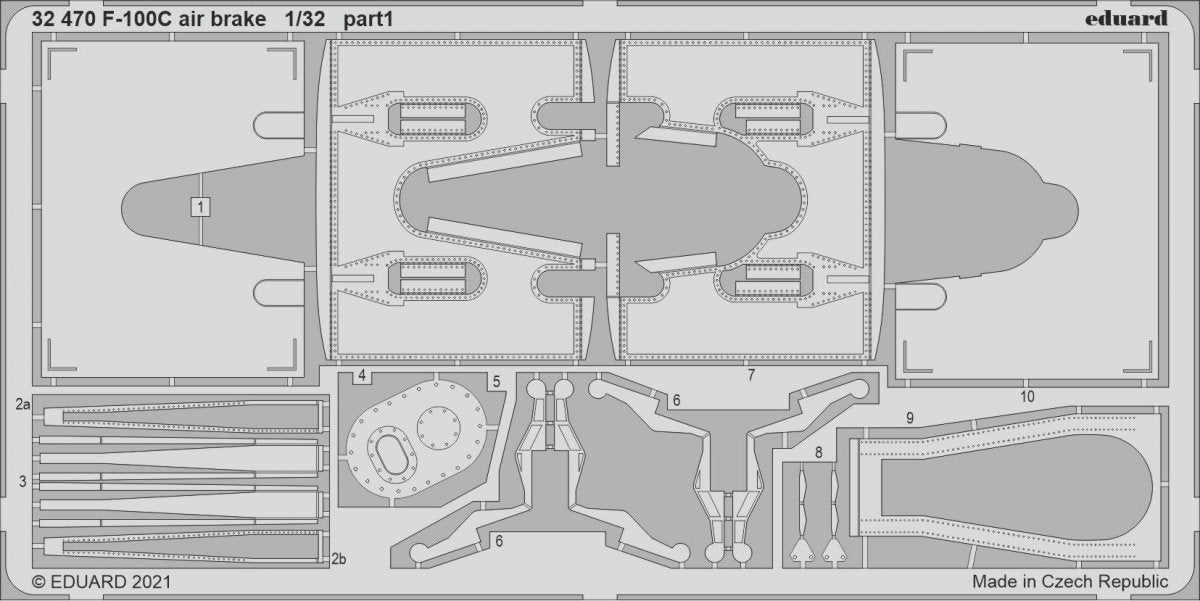 Eduard BIG33137 F-100C PART II TRUMPETER 1/32 – immagine 4
