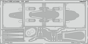 Eduard BIG33137 F-100C PART II TRUMPETER 1/32 – immagine 4