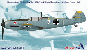 Wingsy Kits D5-08 German WWII Fighter MESSERSCHMITT Bf 109 E-3 1/48 – zdjęcie 15