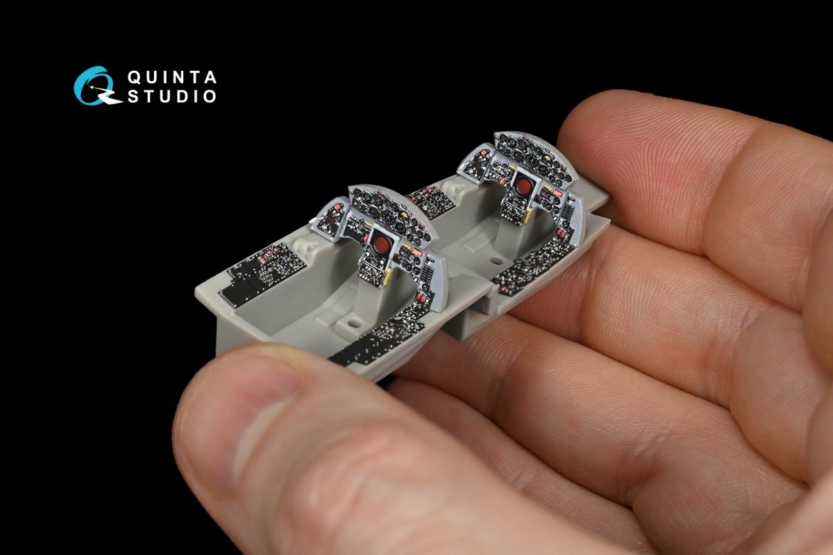 Quinta Studio QD48152 TF-104G 3D-Printed &amp;amp; coloured Interior on decal paper (for Hasegawa kit) 1/48 – immagine 3