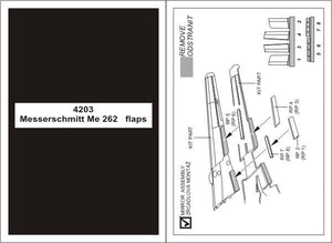 Aires 4203 Me 262A Schwalbe flaps 1/48 TAMIYA – zdjęcie 2