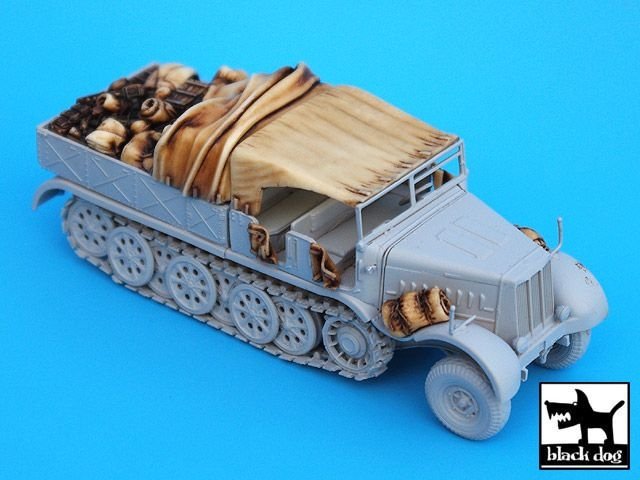 Black Dog T72018 Sd. Kfz. 9 Famo for Revell 1/72 – immagine 2