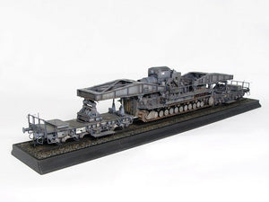 Trumpeter 00209 Morser Karl-Gerat 040/041 on railway transport carrier 1/35 – immagine 3