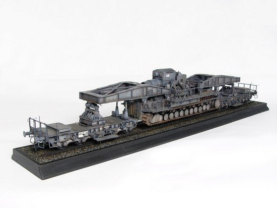 Trumpeter 00209 Morser Karl-Gerat 040/041 on railway transport carrier 1/35 – immagine 3