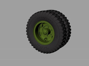 Panzer Art RE35-529 M35&amp;amp;M109 trucks road wheels (Goodyear) 1/35 – immagine 2