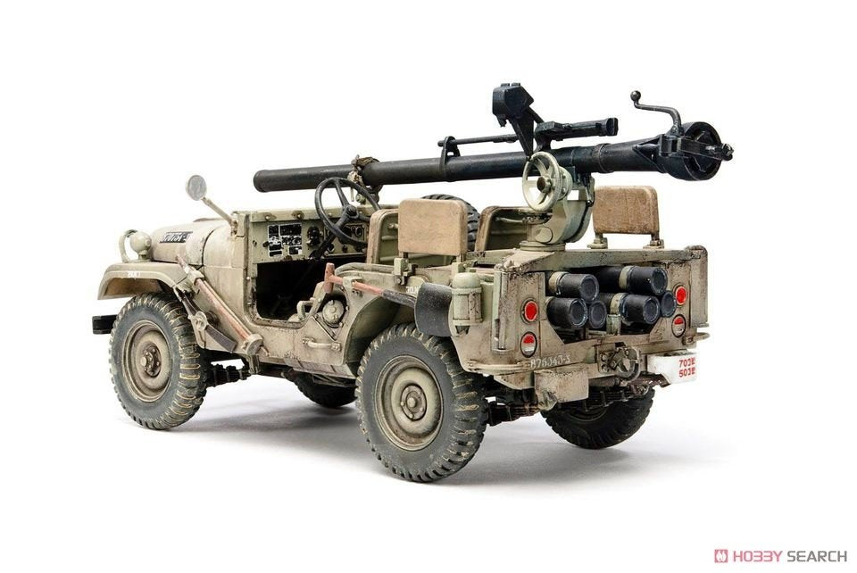 AFV Club 35S99 IDF M38A1 Series reconnaissance/fire support Jeep 1/35 – imagen 3