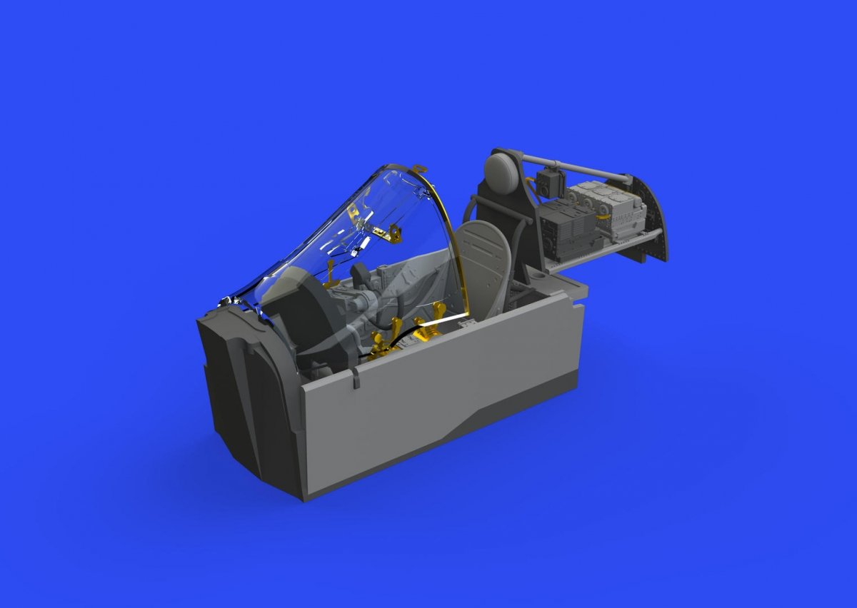 Eduard 648544 P-38F cockpit 1/48 TAMIYA