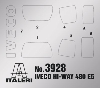 Italeri 3928 IVECO HI-WAY 480 E5 LOW ROOF 1/24 – Bild 2