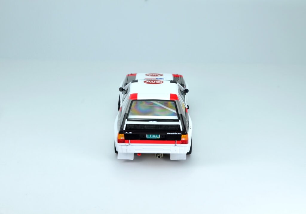 NuNu PN24023 Audi SPORT QUATTRO S1 ’86 US OLYMPUS RALLY 1/24 – immagine 5