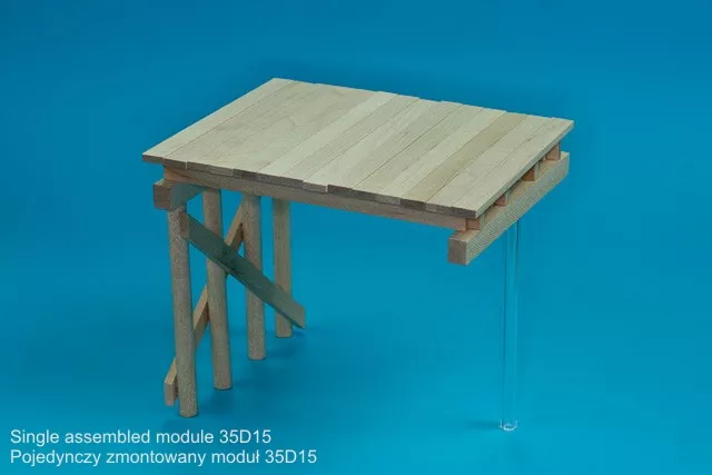 RB Model 35D15 WW II Wooden bridge Price for single module 1/35 – image 3