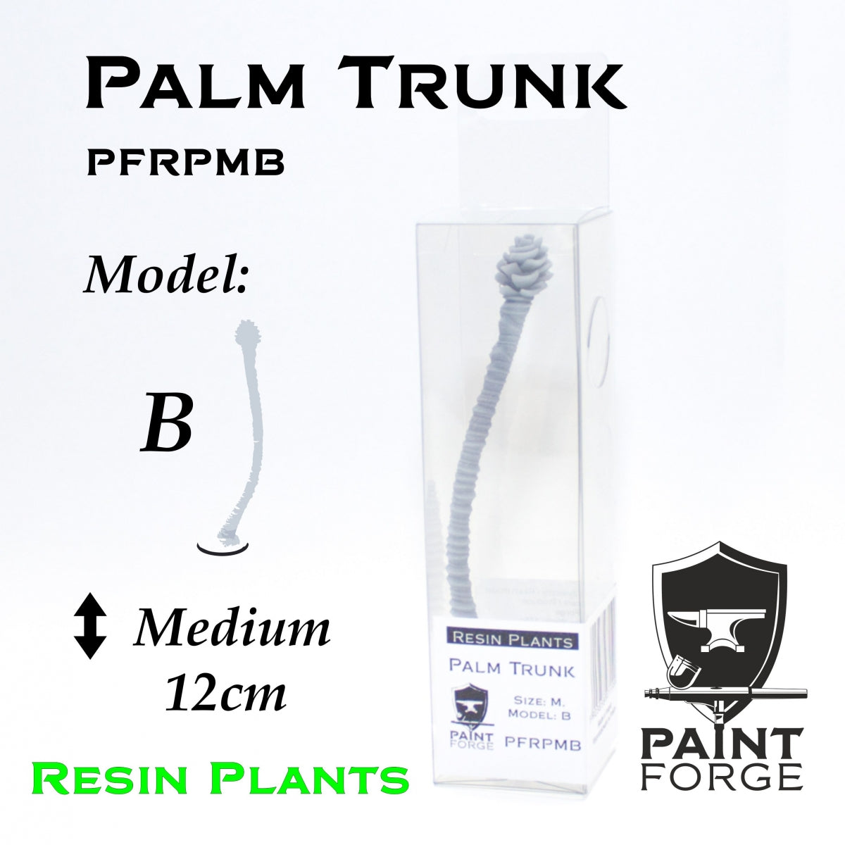 Plantes en résine Paint Forge PFRPMB PALM TRUNK B taille M