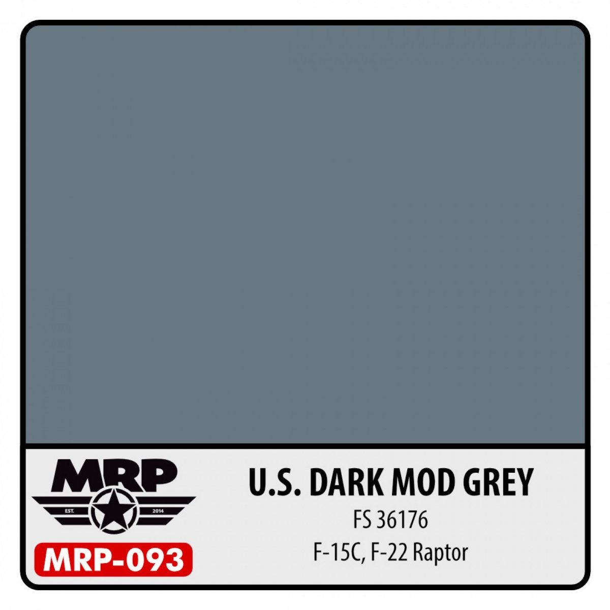 Peinture MR. Paint MRP-093 US Gris foncé modifié FS36176 F-15C, F-22 Raptor 30 ml
