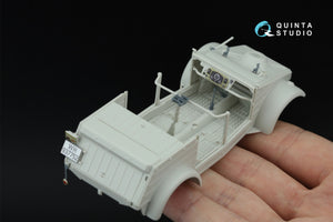 Quinta Studio QD+35142 Kubelwagen Type 82 3D-Printed &amp; coloured Interior on decal paper (Meng VS-015) (with 3D-printed resin parts) 1/35
