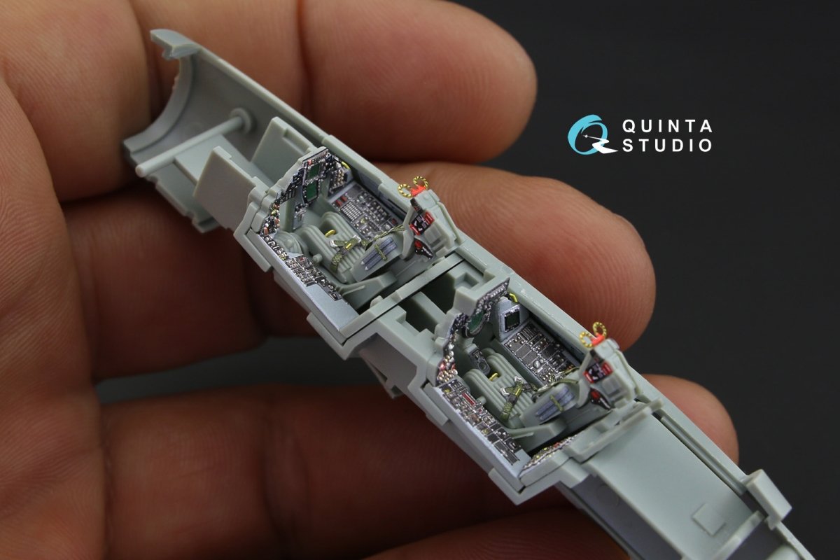 Quinta Studio QD72024 F-14A 3D-Printed &amp;amp; coloured Interior on decal paper (for Academy kit) 1/72 – immagine 4