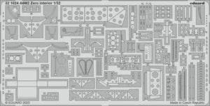 Intérieur Eduard 321024 A6M2 Zero TAMIYA 1/32