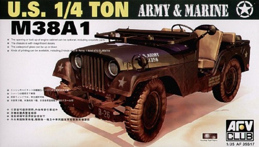 AFV Club 35S17 M38A1 4x4 Utility Truck 1/35