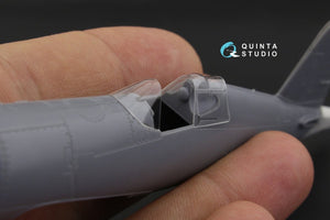 Quinta Studio QC72023 F4U-1 Corsair (Bird cage) vacuformed clear canopy (for Tamiya kit) 1/72 – Bild 3